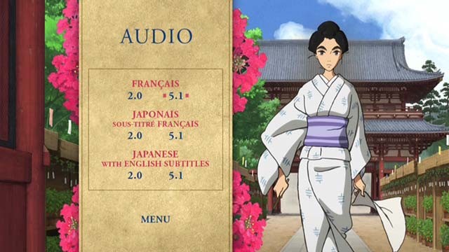 Miss Hokusai : menu audio