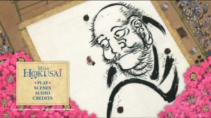 Miss Hokusai : menu accueil