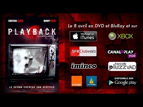 PlayBack - Disponible le 8 Avril en VOD, DVD et BluRay